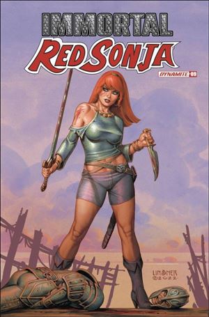 Immortal Red Sonja issue 9-C Joseph Michael Linsner Cover