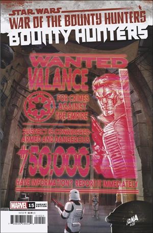 Star Wars: Bounty Hunters issue 15-B David Nakayama Wanted Poster Cover