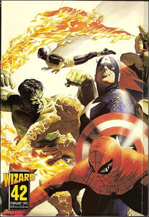 Wizard: The Guide to Comics issue 42 Alex Ross Marvel Heroes Cover