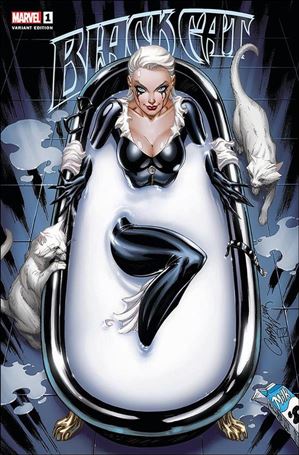 Black Cat (2019) issue 1-SN J. Scott Campbell ComicXposure Standard Cover