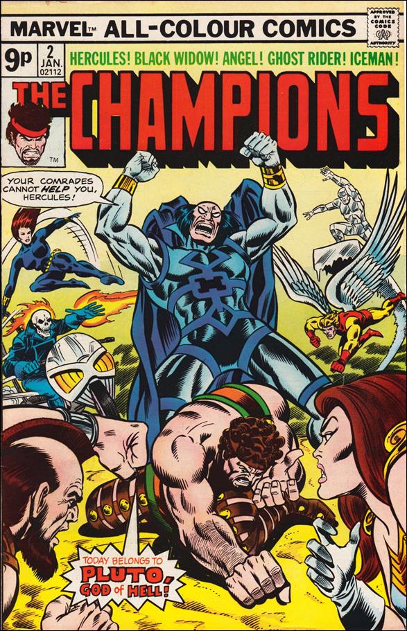 Champions (1975) issue 2-B UK Price Cover