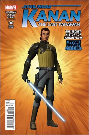 Kanan - The Last Padawan issue 2-C 1:25 CGI Character Cover