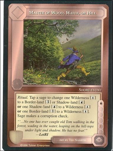 Middle-Earth: The Dragons (Base Set) card 99 Master of Wood, Water, or Hill