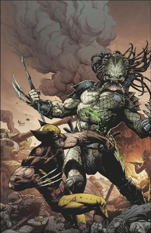 Predator vs. Wolverine issue 2-E Gary Frank 1:100 Virgin Cover