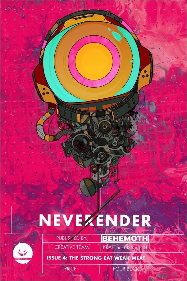 Neverender issue 4-B Devin Kraft Pink Cover