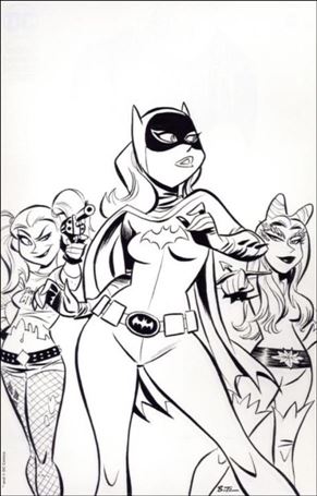 Batman Adventures (1992) issue 12-Q Bruce Timm FanExpo Vancouver B&W Virgin Cover