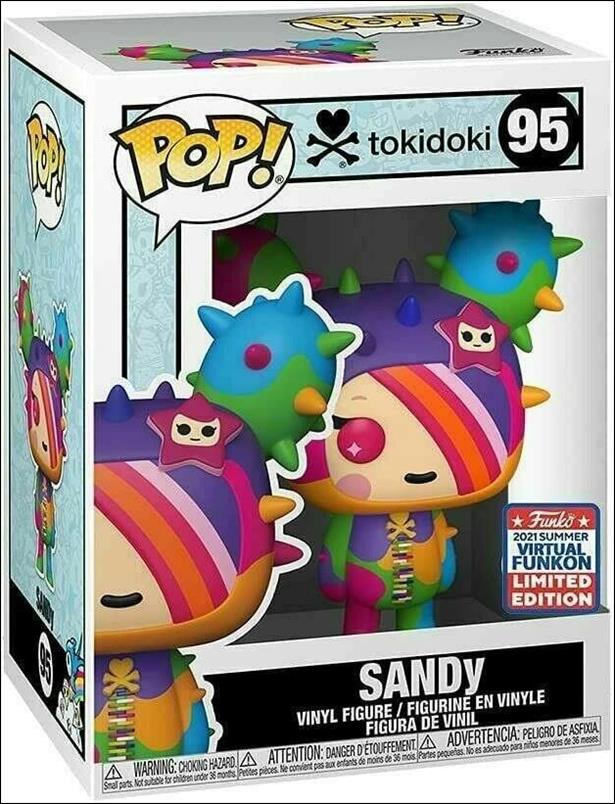 POP! Funko - Tokidoki figure 95-B Sandy (Rainbow) 2021 Funkon Exclusive