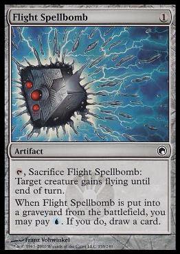 Magic the Gathering: Scars of Mirrodin (Base Set) card 155 Flight Spellbomb