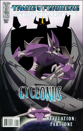 Transformers Spotlight issue nn16-B Cyclonus - Nick Roche Standard Cover