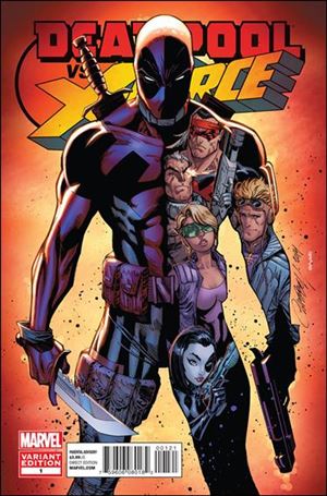 Deadpool vs X-Force issue 1-B J. Scott Campbell 1:25 Cover