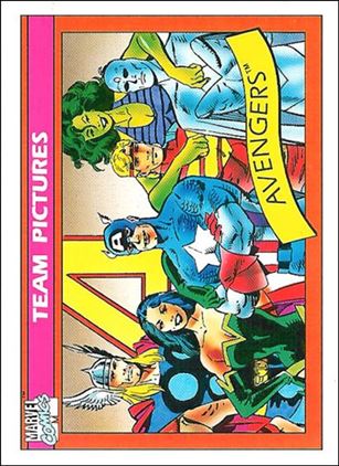 Marvel Universe: Series 1 (Base Set) card 138 Avengers