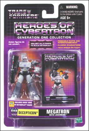 Transformers: Heroes of Cybertron (Generation One Collection) figure 29 Megatron with Laserbeak