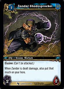 World of Warcraft: March of the Legion (Base Set) card 171 Zandar Shadesprocket