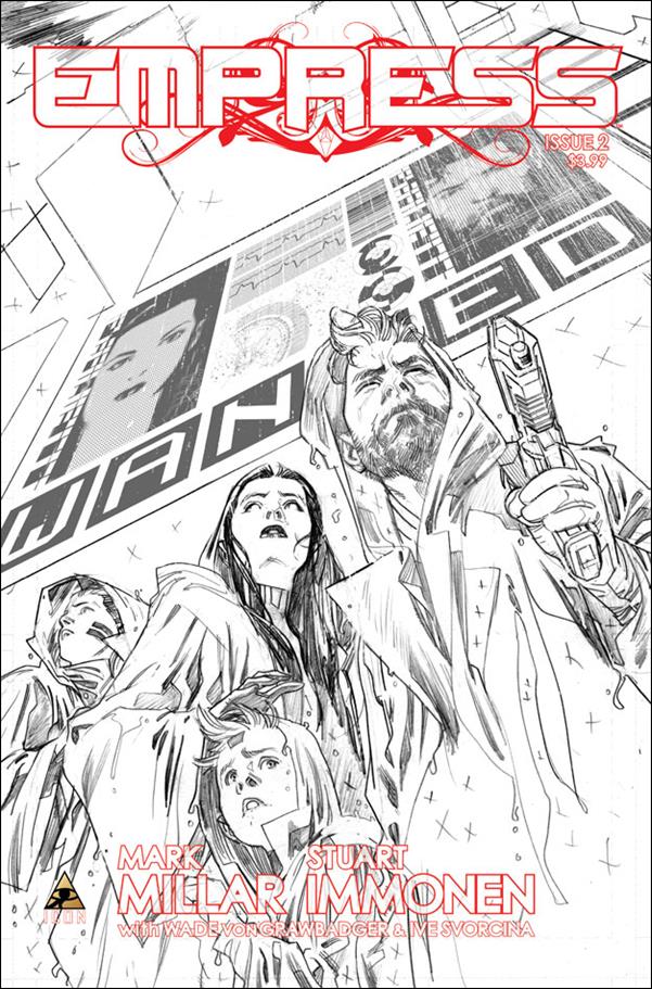 Empress issue 2-E Stuart Immonen 1:200 Sketch Cover