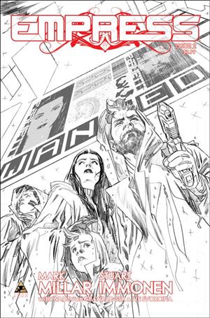 Empress issue 2-E Stuart Immonen 1:200 Sketch Cover