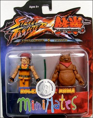 Street Fighter X Tekken Minimates (Exclusives) figure 4 Rolento vs Kuma