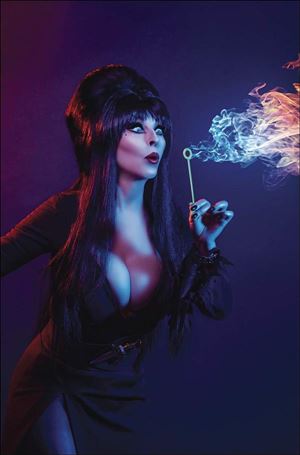 Elvira Meets Vincent Price issue 3-E 1:7 Virgin Photo Cover