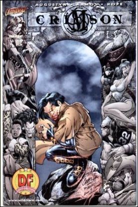 Crimson issue 7-F J. Scott Campbell Dynamic Forces Green Foil Cover