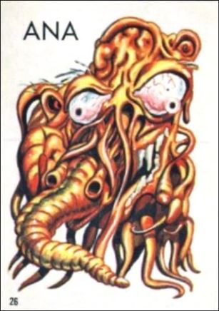 Ugly Stickers (1965) (Base Set) card 26 Ana