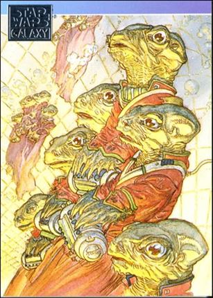 Star Wars Galaxy: Series 1 (Factory Base Set) card 98 Michael Wm. Kaluta