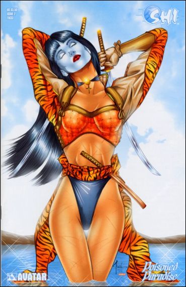 Shi: Poisoned Paradise issue 2-D Billy Tucci Cover