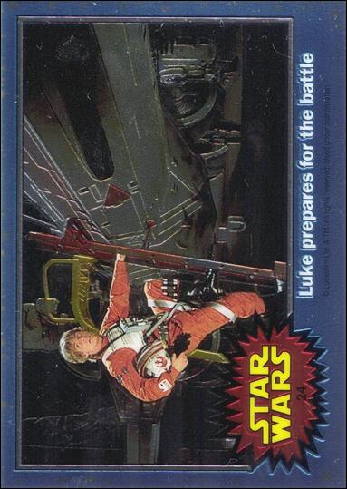 Star Wars Chrome Archives (Base Set) card 24 Luke prepares for the battle
