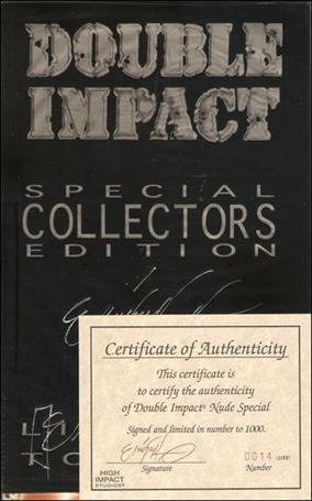 Double Impact (1995) issue 2-E Nude Special Edition signed with COA 1/1000
