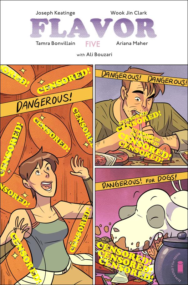 Flavor issue 5-B CBLDF "Censored" Cover