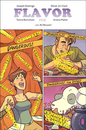 Flavor issue 5-B CBLDF "Censored" Cover