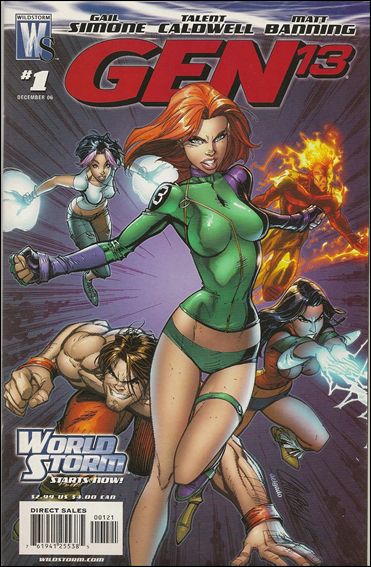 Gen13 (2006) issue 1-B J. Scott Campbell Color Cover