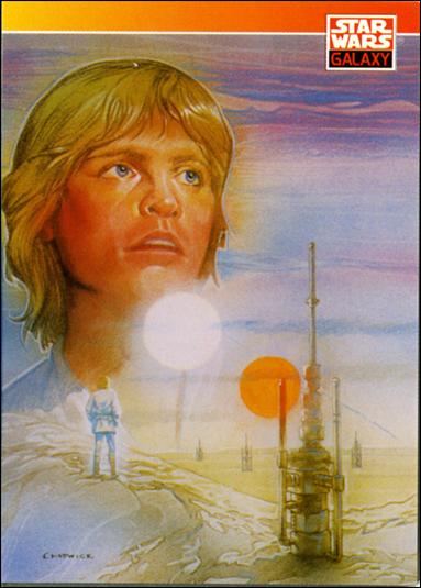 Star Wars Galaxy: Series 1 (Base Set) card 86 Paul Chadwick