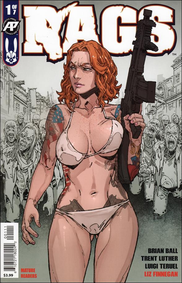 Rags issue 1-B Antarctic Press Editon Standard Cover