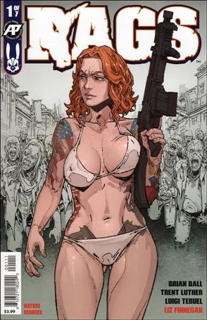 Rags issue 1-B Antarctic Press Editon Standard Cover