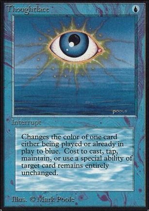 Magic the Gathering: Limited Edition Alpha (Base Set) card 82 Thoughtlace