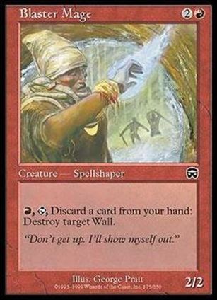 Magic the Gathering: Mercadian Masques (Base Set) card 175 Blaster Mage