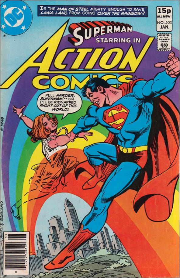 Action Comics (1938) issue 503-C UK Price Cover