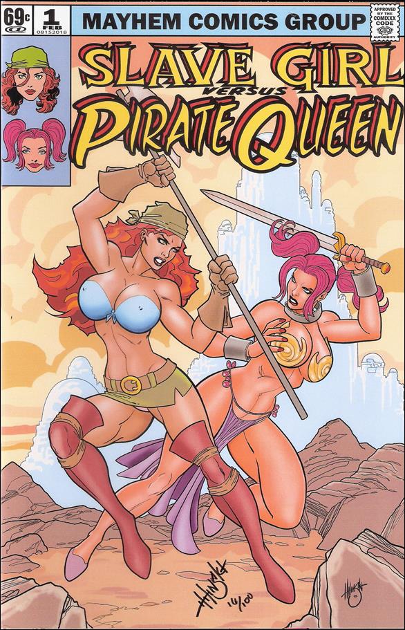 Slave Girl Versus Pirate Queen issue 1 Fighting Cover
