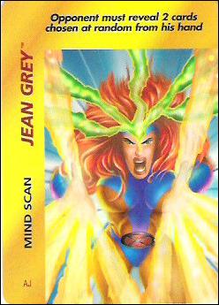 Marvel OverPower (Base Set) card nn132 Jean Grey: Mind Scan