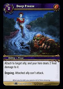 World of Warcraft: Through the Dark Portal (Base Set) card 49 Deep Freeze
