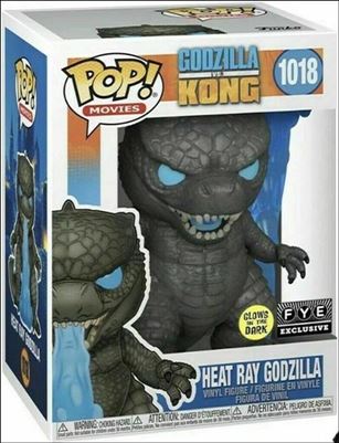 POP! Movies figure 1018-B Heat Ray Godzilla (GITD) FYE Exclusive