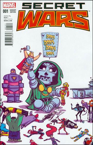 Secret Wars issue 1-F Skottie Young Baby Cover