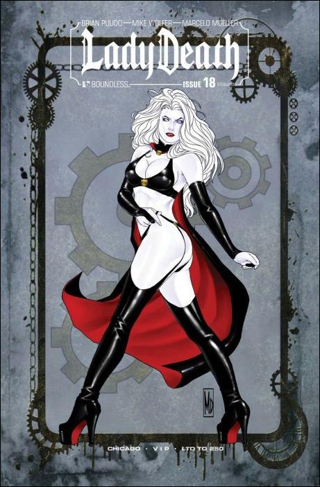 Lady Death (2010) issue 18-I Chicago Comic Con VIP Steampunk Cover 1/250