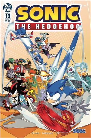 Sonic the Hedgehog (2018) issue 19 Ryan Jampole Cover