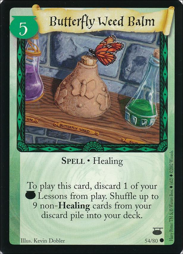 Harry Potter: Diagon Alley (Base Set) card 54 Butterfly Weed Balm