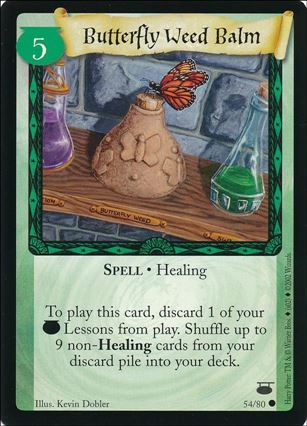 Harry Potter: Diagon Alley (Base Set) card 54 Butterfly Weed Balm
