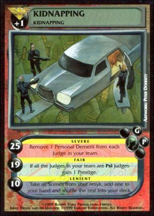 Dredd: The Card Game card 15 Kidnapping