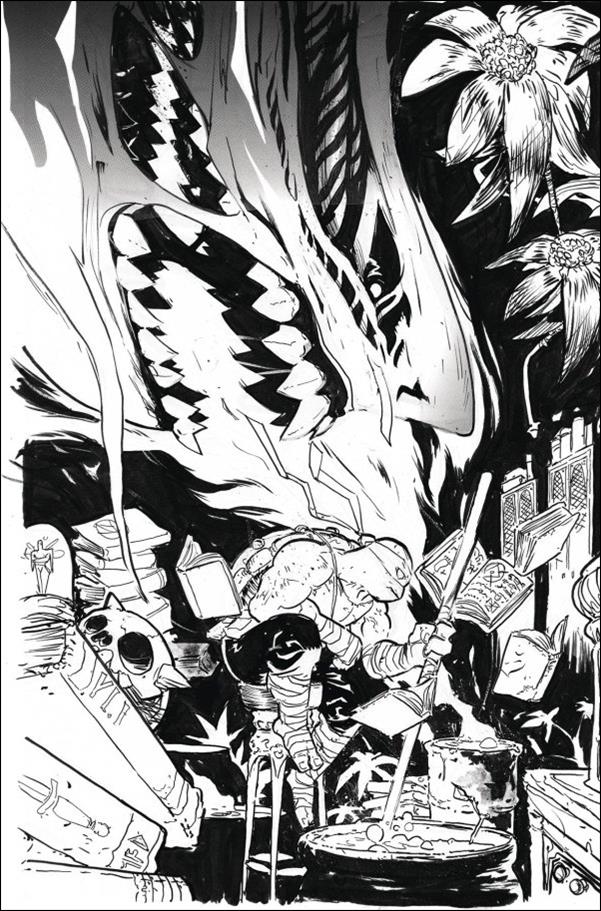 Teenage Mutant Ninja Turtles (2011) issue 146-D Riley Rossmo 1:25 B&W Cover