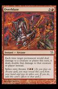 Magic the Gathering: Betrayers of Kamigawa (Base Set) card 114 Overblaze