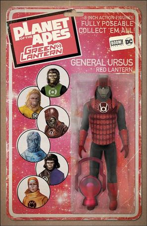 Planet of the Apes/Green Lantern issue 3-B David Ryan Robinson Action Figure Cover