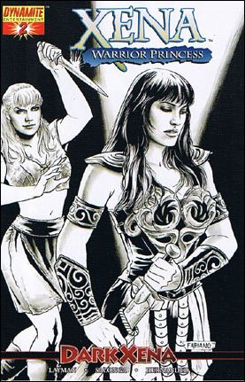 Xena (2007) issue 2-E Fabiano Neves 1:12 Black and White Cover